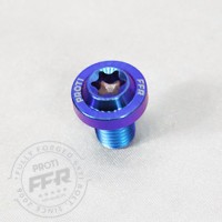 Proti M10 Universal Bolt M10L15-OTBL02 - LEFT HAND THREAD - Mirror Blank Screw Proti M10 Universal Bolt M10L15-OTBL02 - LEFT HAND THREAD - Mirror Blank Screw